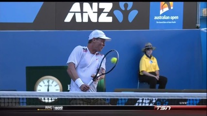 Australian Open 2012 1/8 Финал : Бердих не поздравява Алмагро след края на двубоя им