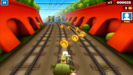 My first gameplay - Subway Surfers