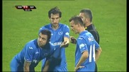 След 45 минути: Левски срещу Берое в мач от 15-ия кръг на А група - 0:0, "сините" удариха греда