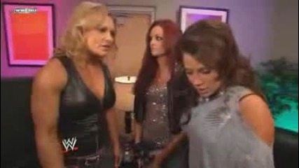 Wwe Smackdown 12/18/09 Maria, Mickie James & Beth Phoenix Backstage Segment 