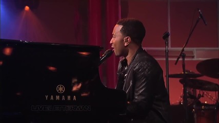 John Legend - Let's Get Lifted ( Live on Letterman )