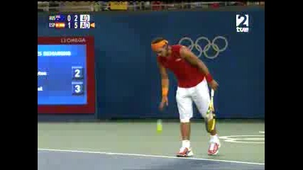 Олимпийски Тенис Турнир : Надал - Хюит
