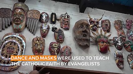 The man who owns the strangest Mexican mask collection