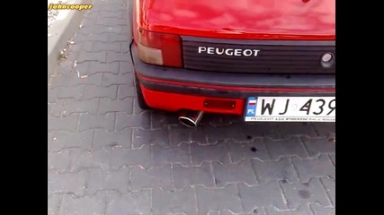 Peugeot 205 Gti 3.0 V6 - ускорение