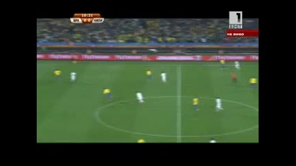 Бразилия - Чили 28.06.2010 първо полувреме част 2