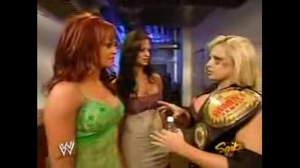 Wwe Christy, Candice And Trish On Backstage