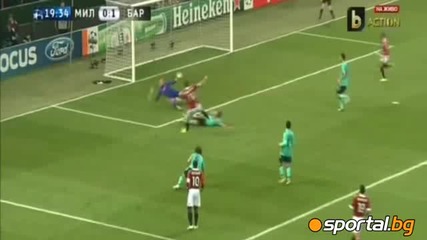 Милан - Барселона 2:3 Най-зрелищния двубой от началото на сезон 2011/2012 На Шампионската Лига