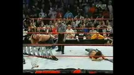 Raw 2005 - Шон Майкълс срещу Острието - Street Fight