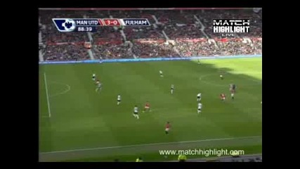 Manchester United 3 – 0 Fulham Гол На Бербатов 