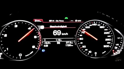 Audi A8 4.2 Tdi (350 Ps _ 257 kw) 0-100 Acceleration Test