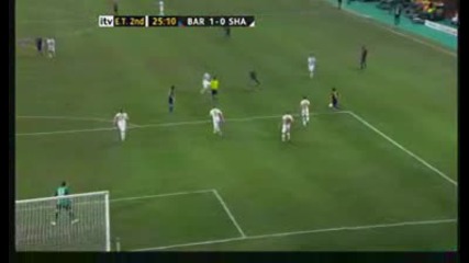 Барселона - Шахтьор (донецк) 1:0 Гол на Педро