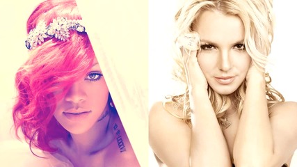 Н О В О! Неочаквана добра комбинация 2 в 1! Rihanna feat. Britney Spears - S & M ( Remix )