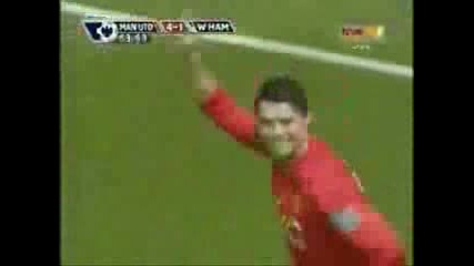 Man.Utd 4-1 West Ham - C.Ronaldo 2 Гола