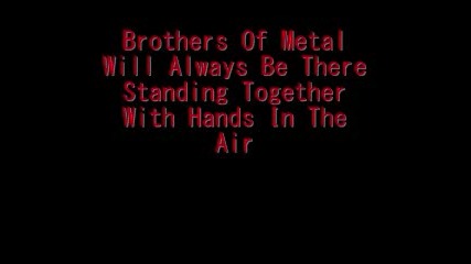 Manowar - Brothers Of Metal 