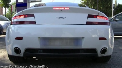 Aston Martin V8 Vantage Loud Exhaust Sound!