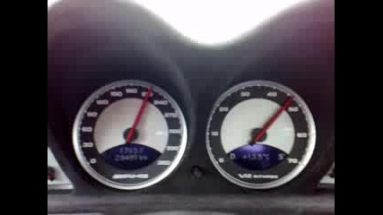 Mercedes Sl65 0 - 250 km/h