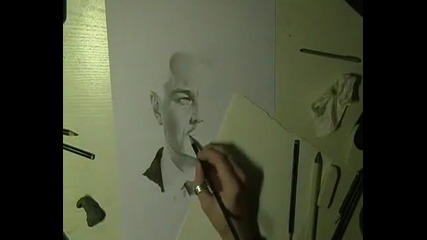 Leonardo Dicaprio Pencil Drawing 