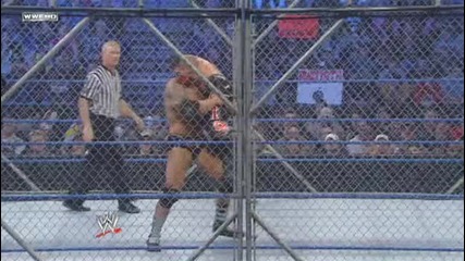 Batista vs Rey Mysterio Steel cage match Smackdown 15.01.2010 