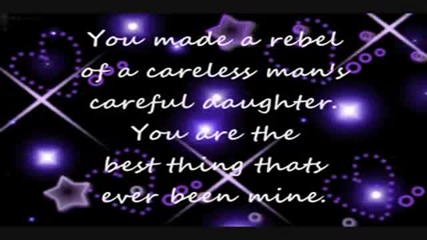 Taylor Swift - Mine 