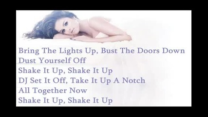 Shake It Up - Selena Gomez Lyrics