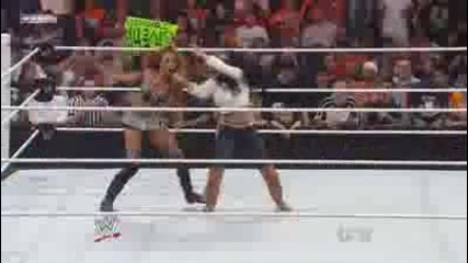 wwe raw eve gail kim natalya vs alicia fox jillian tamina [melina back]