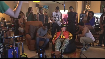 На снимачната площадка на филма Get Hard с T.i., Kevin Hart и Will Ferrell