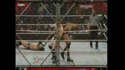 Wwe - Randy Orton vs Sheamus vs Wade Barrett ( Steel Cage Match )