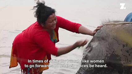 Nepal's first female elephant rider is also an eco-warrior
