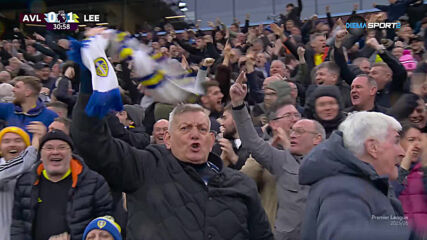 Leeds United with a Spectacular Goal vs. Aston Villa