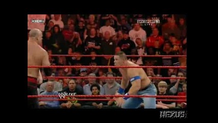 WWE Джон Сина Срещу Кейн - RAW 01.12.08