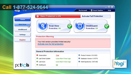 Scan your Windows® Vista-based Pc using Pc Tools® Spyware Doctor 2010