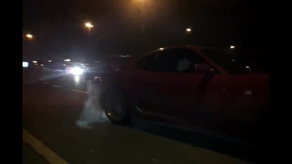 Toyota Supra Drift and Burnout