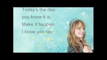 Debby Ryan - A wish comes true everyday (lyrics on screen) 