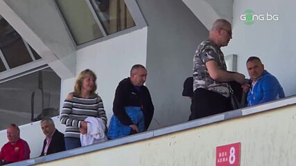 Станимир Стоилов на трибуните за Септември-Пирин