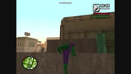 gta sa incredible hulk mod