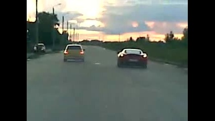 Mitsubishi Lancer Evolution Vs Ferrari 