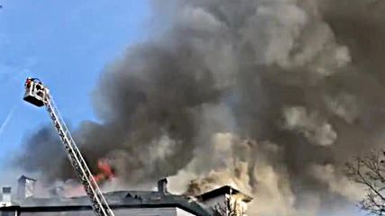 Евакуация заради пожар в „Студентски град"