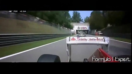 F1 Гран при на Италия 2012 - Perez Vs Massa - Monza [hd][onboard]