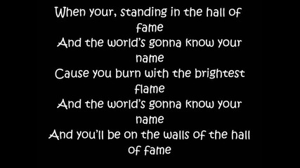 The Script ft. Will i am - Hall of Fame