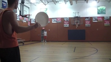 Frisbee Trick Shots - Basketball Edition