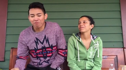 Cinnamon challenge with my girlfriend.