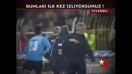 turkey - switserland after the game 