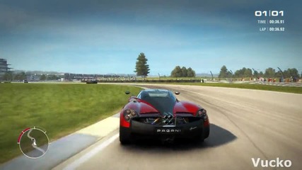 Grid 2 - Bugatti Veyron vs Pagani Huayra