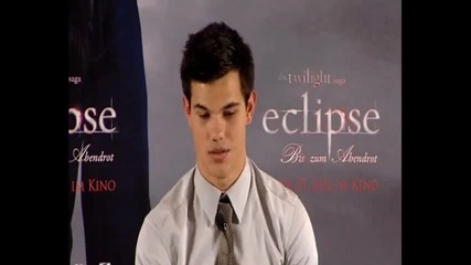 Kristen Stewart & Taylor Lautner Press Conference in Berlin (june 18th) Full Interview 