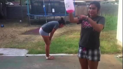 Rainbow milk challenge!!(pink and purple)