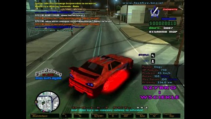 Gta San Andreas Multiplayer дрифт с Elegy