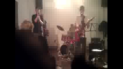 Ten feathers on stage