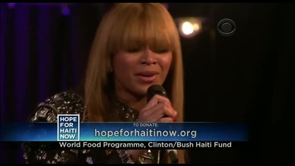 Beyonce - Halo (live at Hope For Haiti Now) 