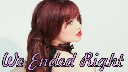 Debby Ryan - We Ended Right Feat. Chase Ryan and Chad Hively
