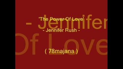 Силата на любовта - Jennifer Rush -(превод)